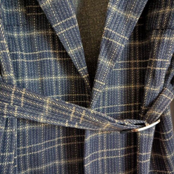 Modcloth Navy Plaid Blazer - Picture 4 of 8